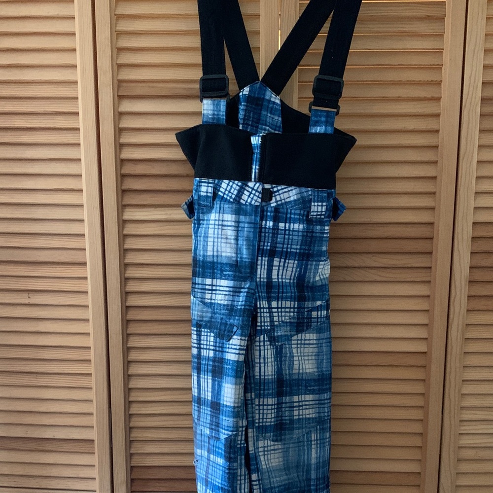 Obermeyer Blue and Black Plaid Pants